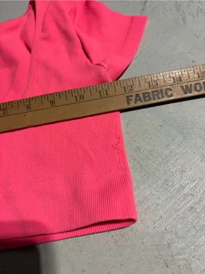 Aerie coral Scoop Neck Crop Top small thumbnail 8