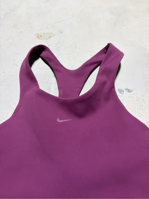 Nike alate Women's Plum Racerback Sports Bra small thumbnail 2