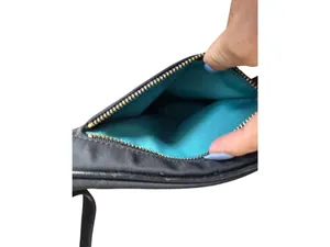 COACH Black Teal Adjustable Crossbody Bag thumbnail 4