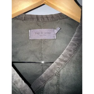 RAG &‎ BONE Liner Quilted Slub Cotton Canvas Jacket Army Green Size Small Boho thumbnail 3