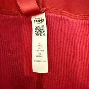 Skims XL cotton ribbed long john legging pajama pant P3 3558 thumbnail 6
