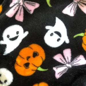 Halloween nwot size XL Pumpkin ghost bows Lounge Pants - Black/Orange thumbnail 4