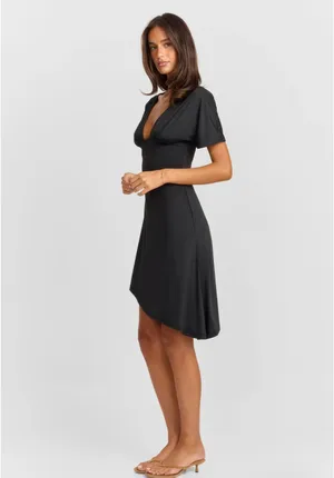 Sasha Therese WINNIE MINI DRESS BLACK thumbnail 2
