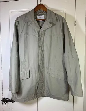 J Crew Trench Coat Women's Small Prepcore‎ Minimalist Classic Jacket READ thumbnail 1