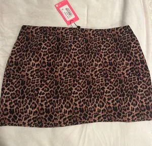 Edikted cheetah print mini skirt size small thumbnail 3