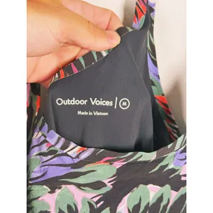 Outdoor Voices Womens Exercise Dress Size M Multicolor Floral Tennis Pickleball thumbnail 4
