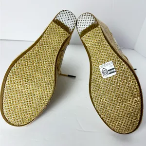 Toms Women's Cream and Black Espadrille Boots Size 8 thumbnail 9
