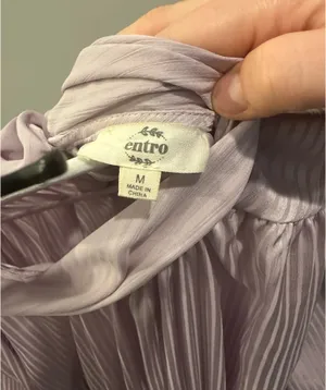 Entro High Neck Bow Back Long Sleeve Ruffle Hem Dress thumbnail 4