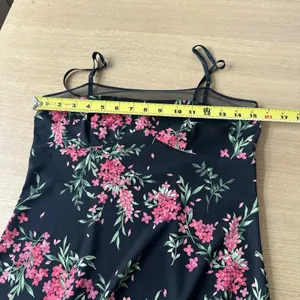 Vintage Y2K USA Made BCBG Floral Slip Dress Mesh Detail Sz M Fairy Boho Pink thumbnail 13
