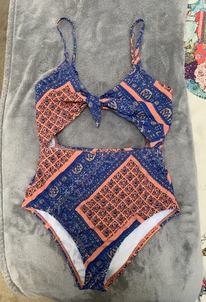 Urban Outfitters Cut Out One Piece Bathing Suit thumbnail 1