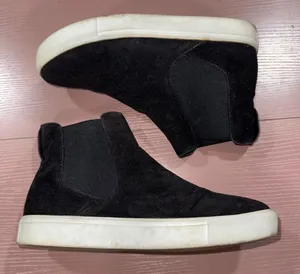 Target Size 8 Black Suede Sneakers thumbnail 1