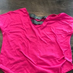 Total Girl Pink Crop Top Short Sleeve Size 7/8 thumbnail 9