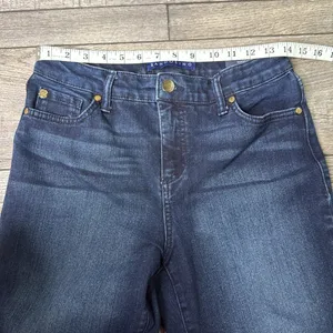 Bandolino Dark Blue Straight Leg Jeans thumbnail 6