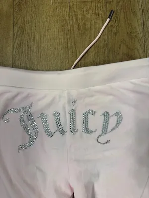 Juicy Couture OG Big Bling Velour Track Pants (Small) thumbnail 3