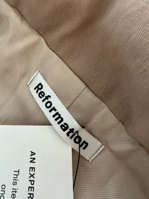 REFORMATION Tan Casual Blazer Jacket Size Medium thumbnail 9