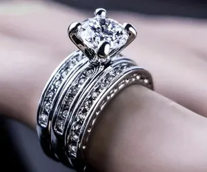 Silver Ring Set Size 6 thumbnail 1