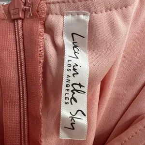 Lucy in the Sky Sequin Ruched Bodycon Mini Dress Pink Glam Party Size S thumbnail 4