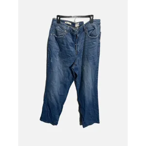 Universal Threads 90s‎ Straight Jeans Women 2R Blue High Rise Button Fly Stretch thumbnail 2