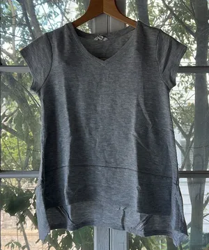 Maddie Style Waffle Top Gray Size undefined thumbnail 1