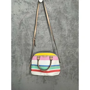 Kate Spade New York Grove Street Striped Carli Crossbody Bag Zip Top Summer thumbnail 3