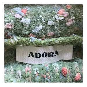 Adora Confetti Knit Turtleneck Sweater Womens Small‎ Green CES#2380G Fuzzy Boho thumbnail 6