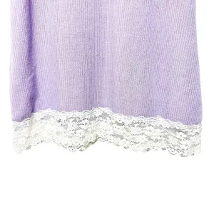 Urban Outfitters Y2K Out‎ From Under Lilac Lace Trim Ribbed Cami Tank Top Coquette Balletcore M thumbnail 12