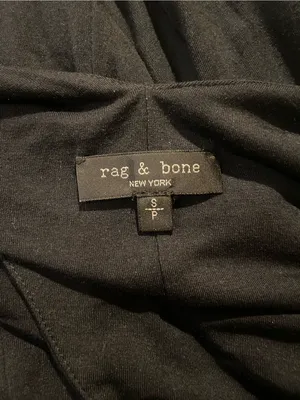 rag + bone sleeveless long, black dress size small thumbnail 3