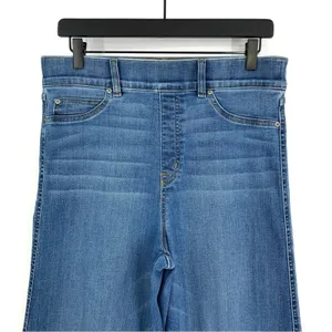 SPANX Seamed Front Wide Leg Jeans Vintage Indigo L thumbnail 3