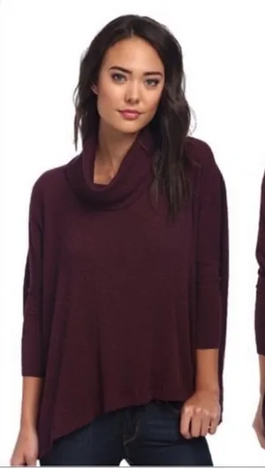 ✨ Free People Beach World Traveler Cowl Neck Open Back Pullover Sweater✨ thumbnail 1