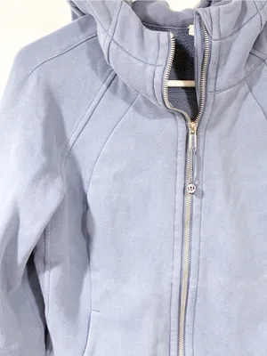 Lululemon Scuba Hoodie Women’s Blue Gray Full Zip Jacket Size 6 thumbnail 2