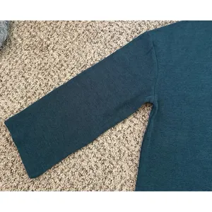 Old Navy Women's Cozy Dark Teal Mock-Neck Oversize Sweater Size Medium thumbnail 9
