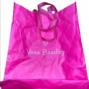Vera Bradley pink reusable tote bag size large thumbnail 1