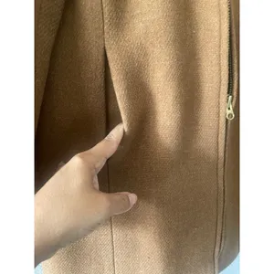 J.Crew Lodge Coat Italian Stadium-Cloth Wool Heather Brown Camel thumbnail 9