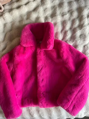 Pink fur jacket thumbnail 3