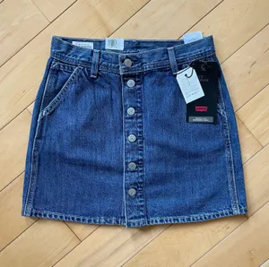 Levi's Premium Denim Button Up Skirt. thumbnail 1