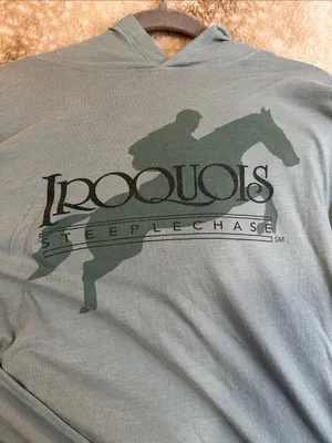 Iroquois Steeplechase Hooded Long Sleeve Shirt - Sage Green thumbnail 2