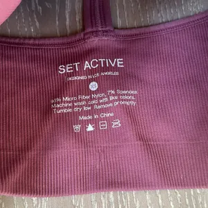SET ACTIVE Sculptflex Ribbed V Bra in Canyon thumbnail 5