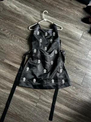 Mabel Black A-Line Mini Dress thumbnail 2