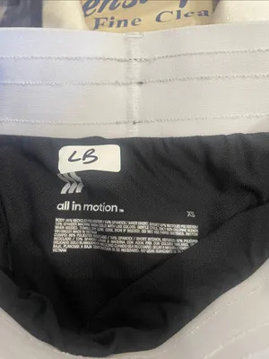 Women’s Black Athletic Shorts with Elastic Waist- all in motion size xs thumbnail 2