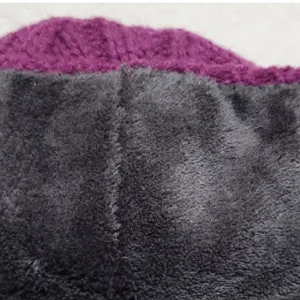 The North Face Multicolored White Pink Reversible Knit Fleece Hat thumbnail 5