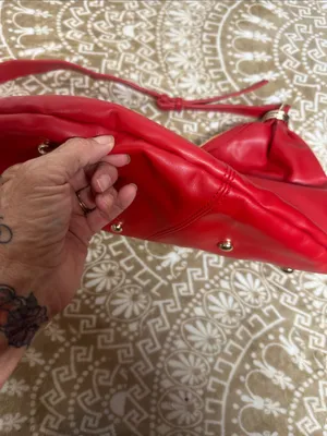 Urban Expression Red Studded Hobo Bag thumbnail 5
