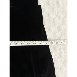 Victoria's Secret Black Velvet V-neck Sexy Lingerie Loungewear Mini Slip L thumbnail 6