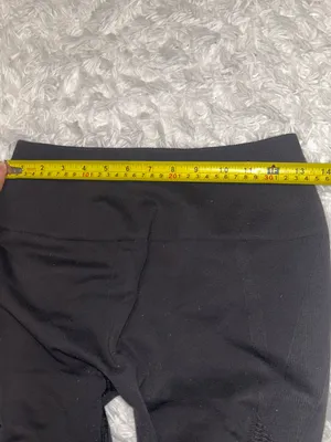 Lululemon In the Flow black seamless cropped leggings woman’s 10 compression thumbnail 6