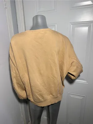 Ksubi Sweater Womens Large Sweatshirt 3x4 Kross Crew Neck Pullover Desert thumbnail 5