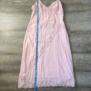 Reformation Marquette Dress In Rose Quartz Size 6 thumbnail 6