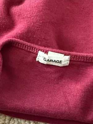 Garage Size Small Women's Burgundy Spaghetti Strap Tank Top thumbnail 5
