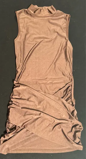 SheIn Brown dress thumbnail 1