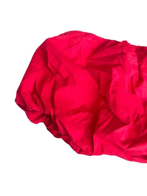 SNDYS Revolve Freja Bubble Skirt Bright Red Mini Length Size XS Women's NWT thumbnail 9