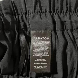 Aritzia Babaton Plisse Crinkled Satin Pull-On Pants Black Size Small thumbnail 14