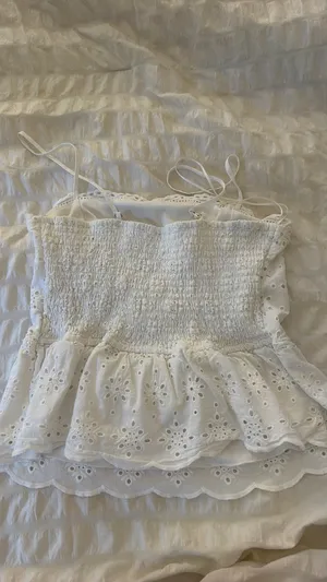 Crop top White Size L thumbnail 2